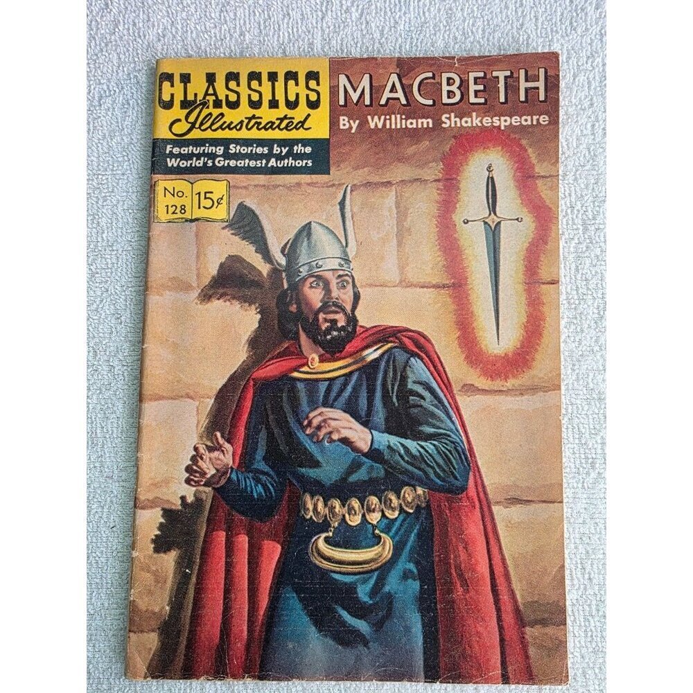 Classics Illustrated #128 Macbeth Gilberton Comic Book 1955